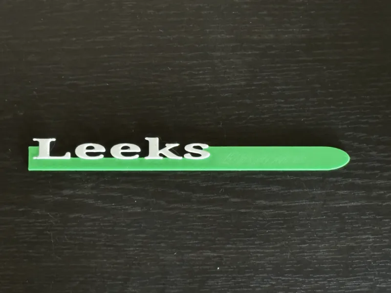 Leeks Garden Marker