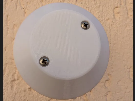 Abdeckung/Deckel mit 2 Bohrungen für Wand etc. 