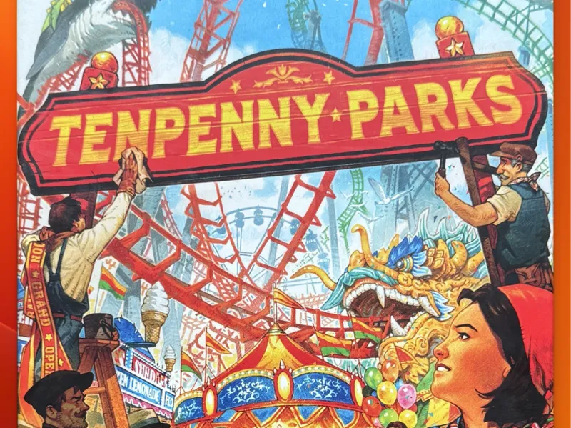 Tenpenny Parks Board Game Insert (Sleeved Cards)