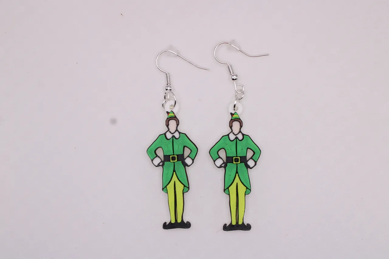 Christmas Earrings view 2