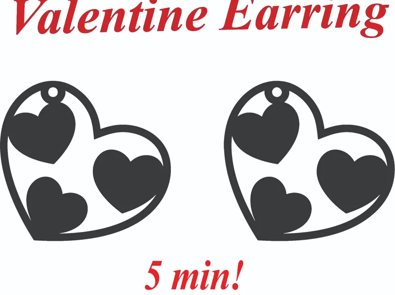 valentine earring #29