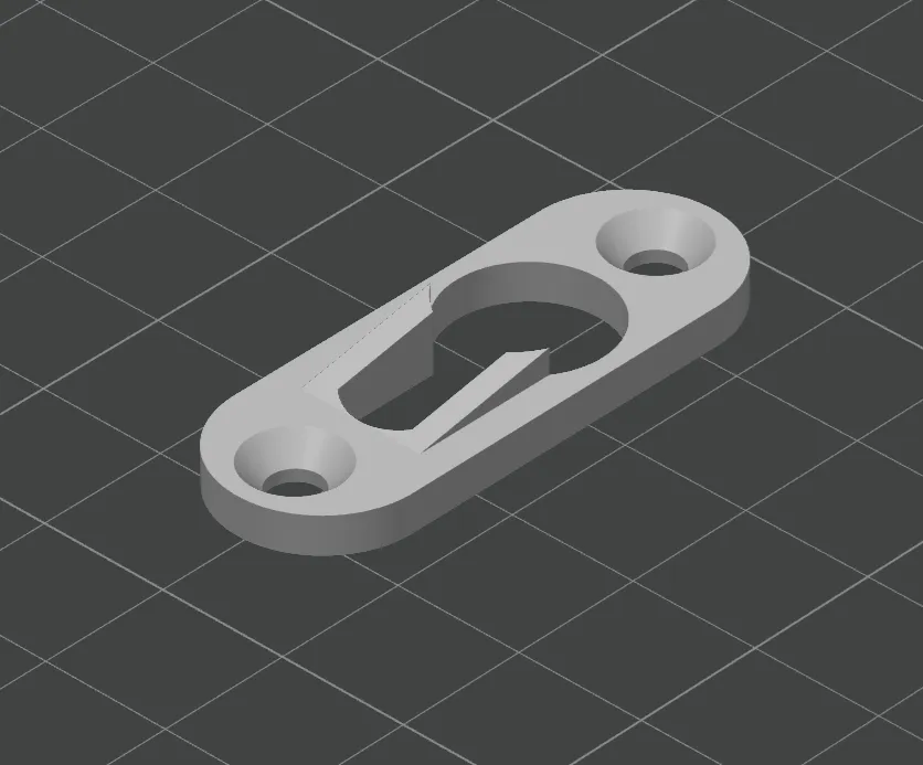 Ikea Lack larger screw mounts for Floating Shelves by ACHTUNG! MakerWorld