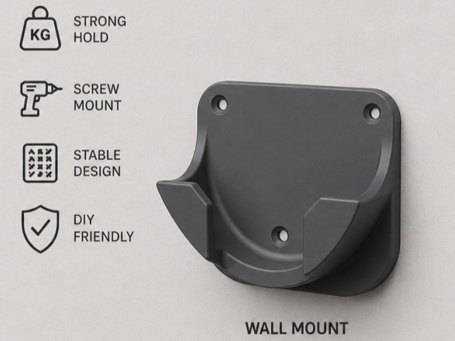 Miniatura 1 do modelo 3D Angle grinder holder - Wall Mount