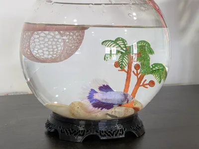 Plant Bonsai Stand Fish Bowl Riser Oriental Decor