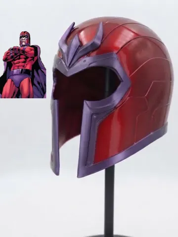 Pieza para disfraz o exhibición: MAGNETO HELMET — vista de referencia 2