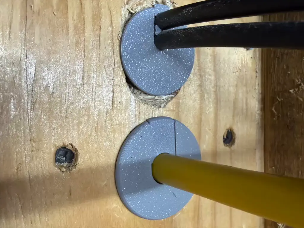 Clean Cable Passthrough 1in + 1.25in