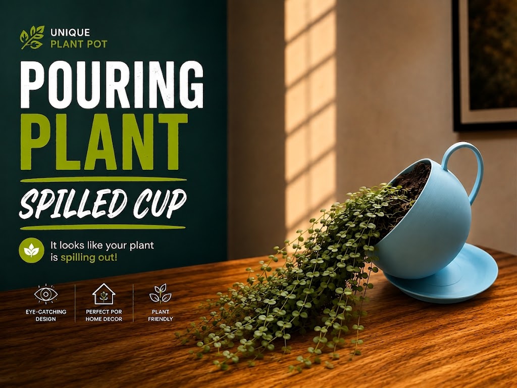 Pouring Plant - Spilled Cup - 1