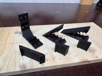Mounting Angles 90, 45, 30 Degrees including Stability Brace
