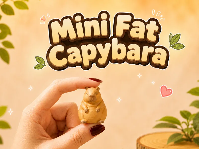 Mini Fat Capybara – Funny Collection