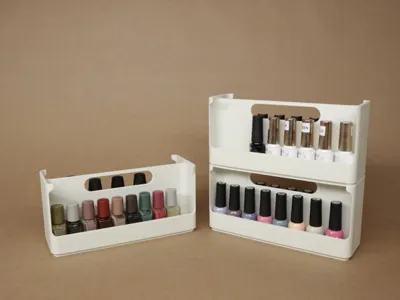 Stackable Nail Polish Organizer Crate