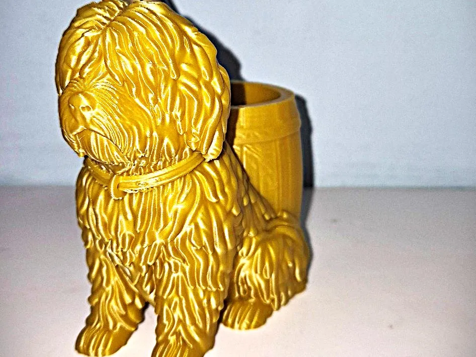 Pot à crayons chien Puli