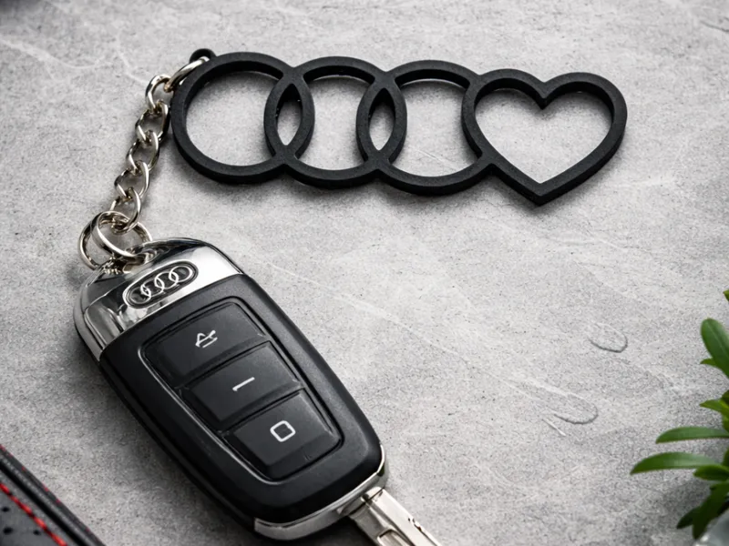Audi keychain love