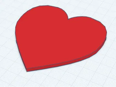 Valentines Love Heart Coaster