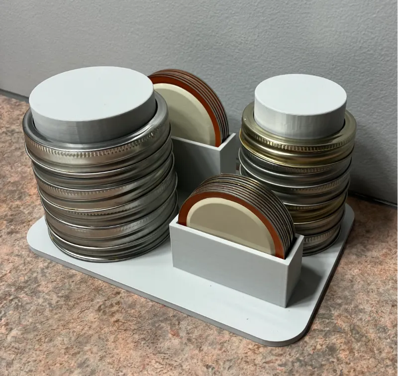 Mason Jar Lid Organizer - Multisize