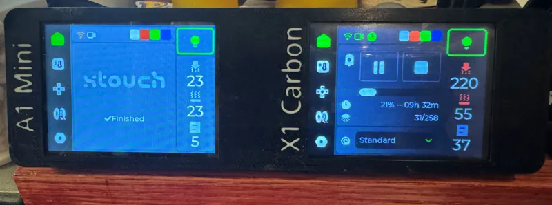 Dual x-Touch Stand (with or without lettering)