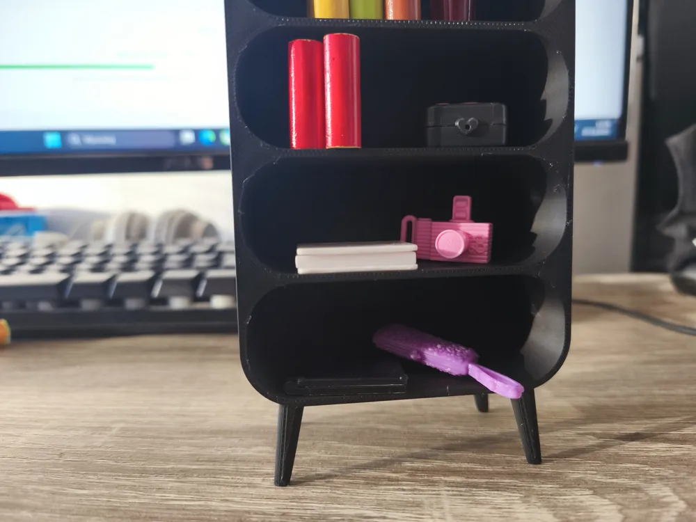 Miniature dollhouse bookshelf - Free 3D Print Model - MakerWorld