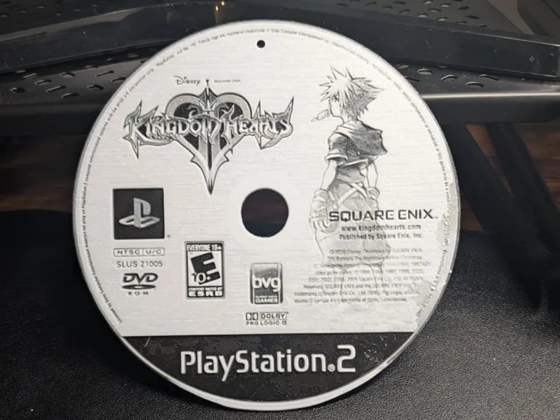 PS2 Kingdom Hearts 2 Disc