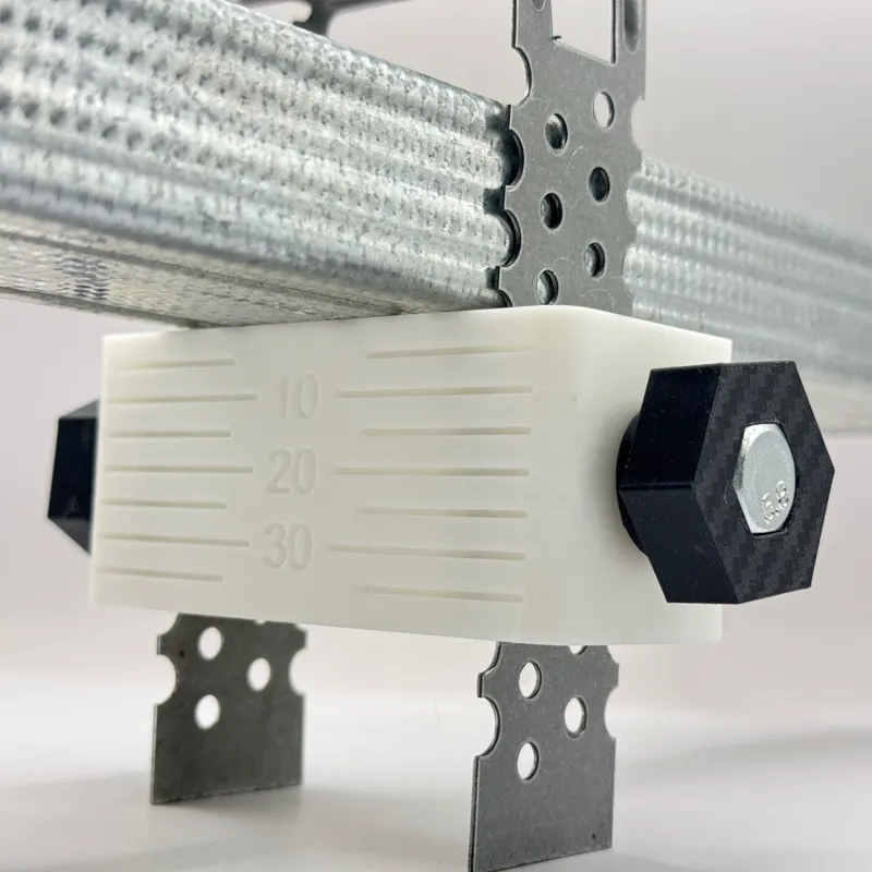 Suspended ceil leveling tool