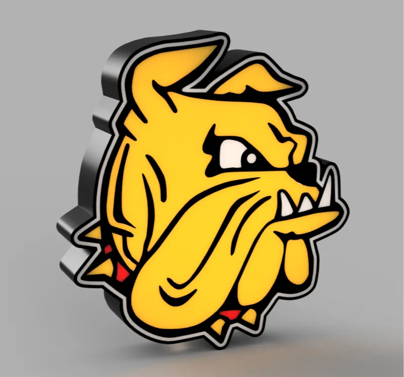 UMD Bulldogs LED Lamp
