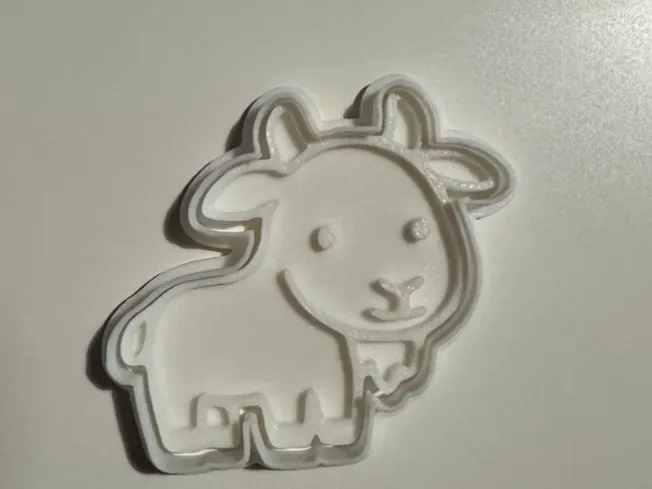 Bode modelo para corte e carimbo de ceramica