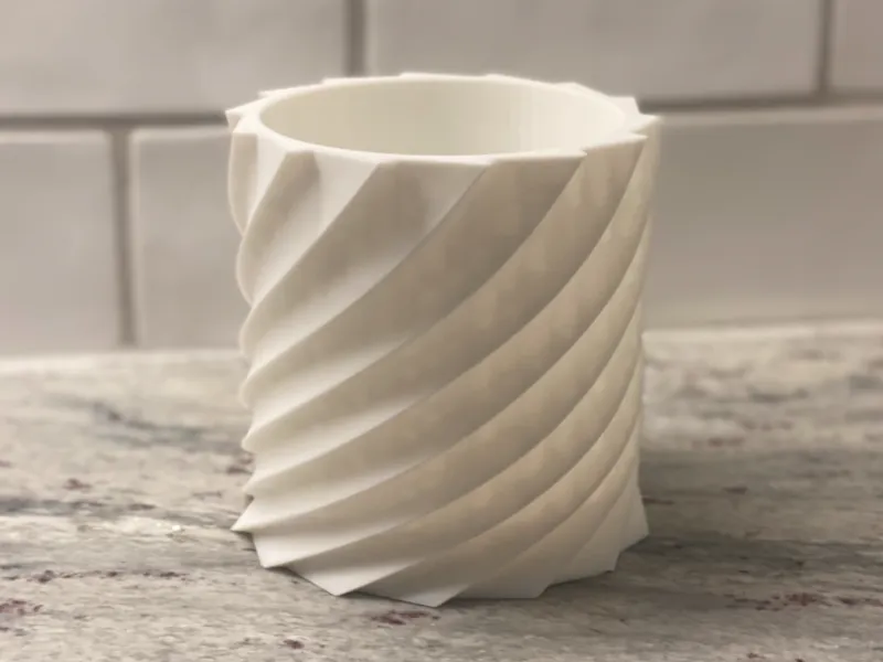 Circular Spiral Vase