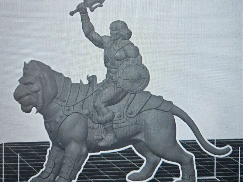 HE-MAN auf Battlecat
