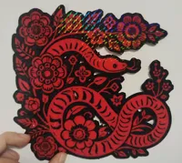 PETG花与蛇窗花