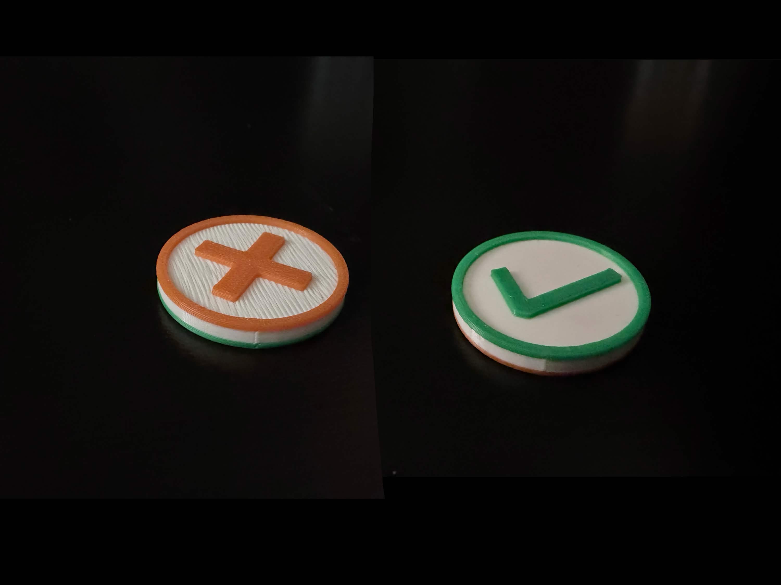 Miniatura 2 do modelo 3D Double Sided Yes/No Token