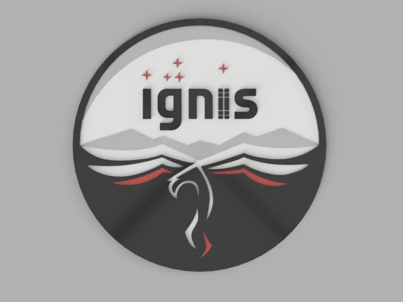 IGNIS 1st polish mission to ISS patch