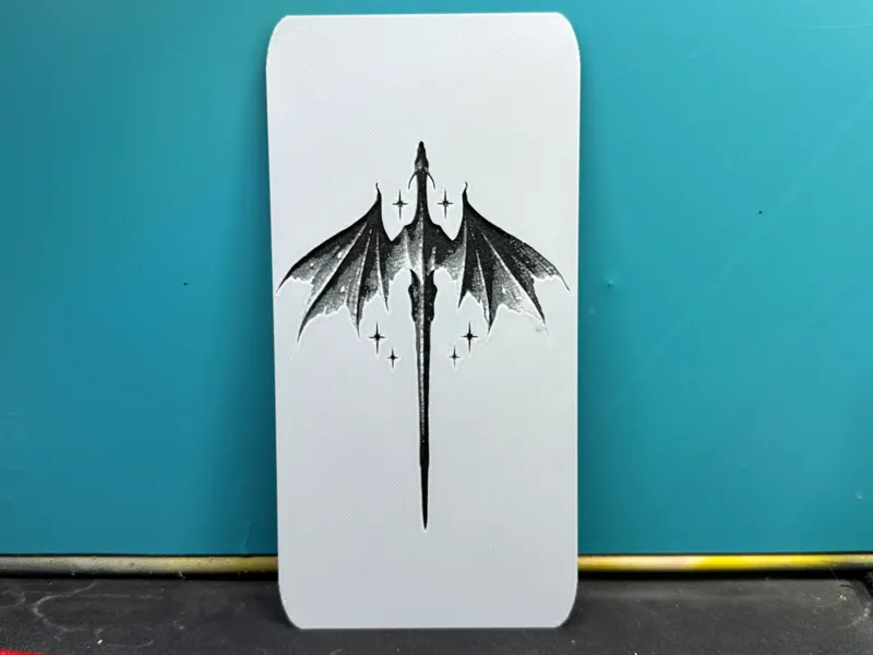 Dragon Silhouette Bookmark 
