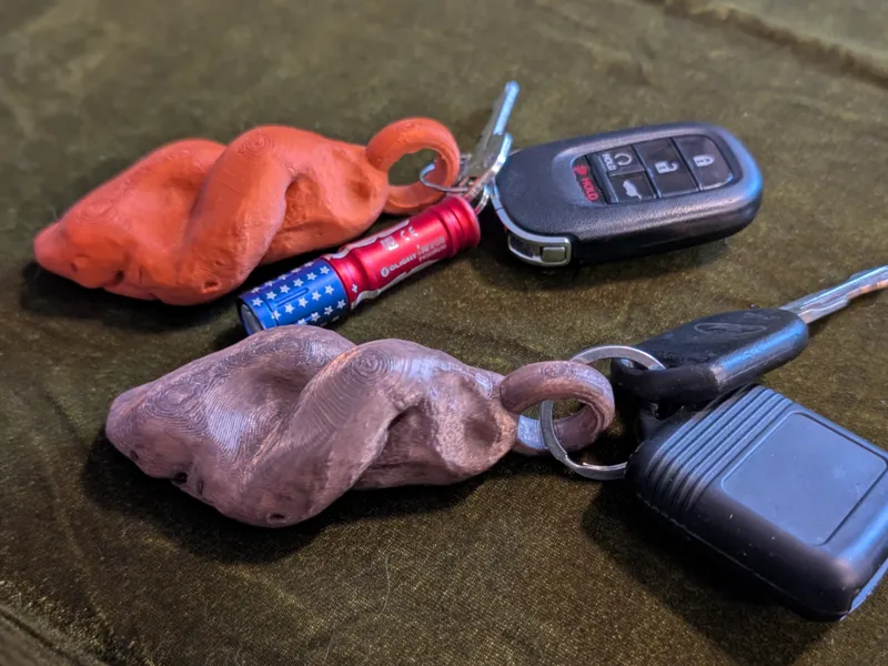 The "Bio-Hazard" Keychain-Realistic Prank Keychain