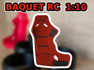 Baquet Recaro RC 1:10 