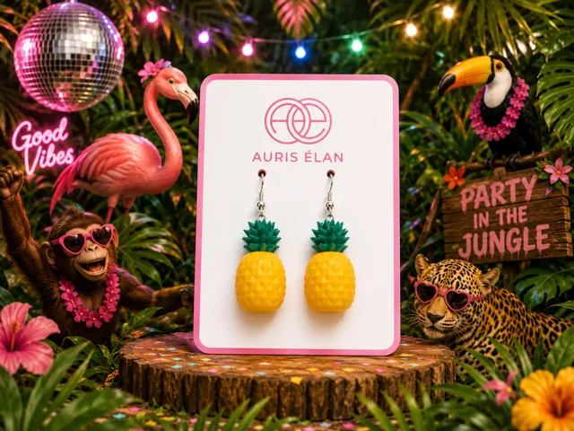 Pineapple Party Drops Earrings