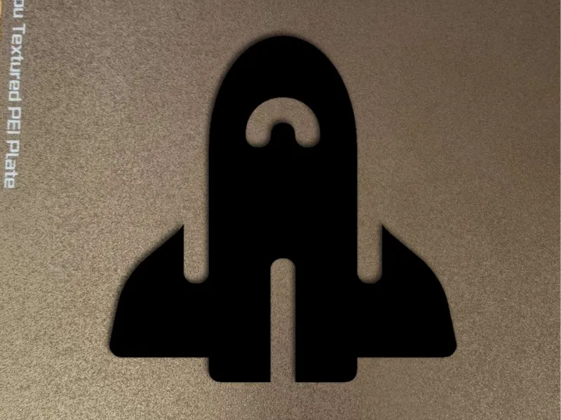 Spaceship wall decoration 2D 