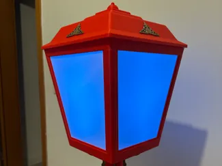 Lichtpaneele für den festlichen Laternenpfahl