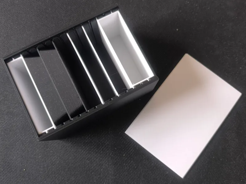 Modular card storage box