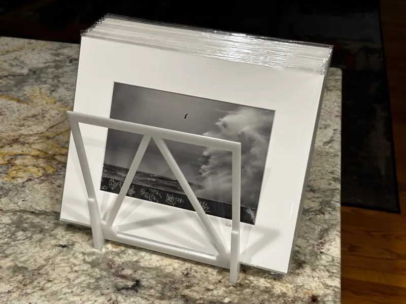 Matted Photo Tabletop Display Stand