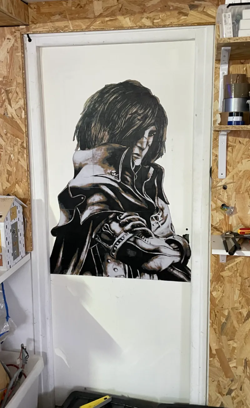 Albator (captain harlock)  XXL hueforge part 1