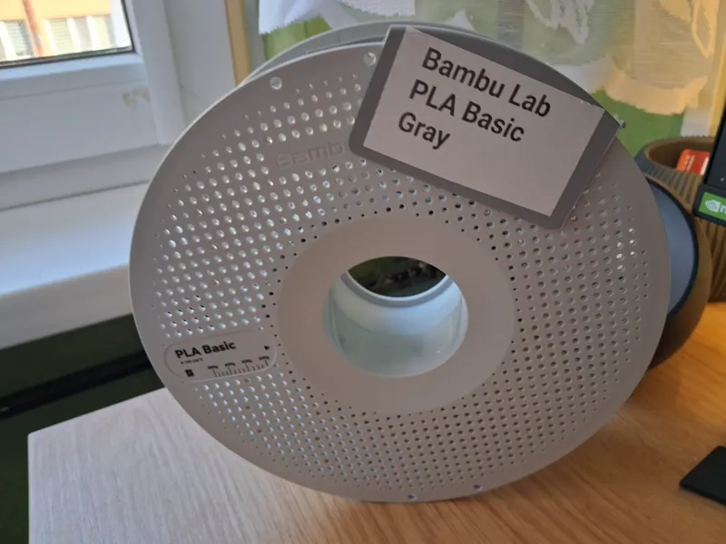 Spool Filament Label Clip