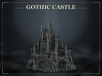 Dark Fantasy Gothic Castle