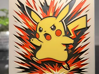 Pikachu HueForge - ELEMENTAL IMPACT SERIES