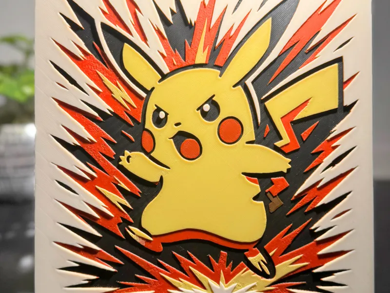 Pikachu HueForge - ELEMENTAL IMPACT SERIES