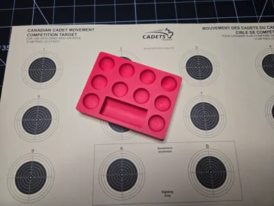 Air Rifle Pellet Block for Cadets Canada