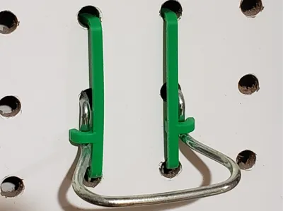 Pegboard Clip for Loop Hanger