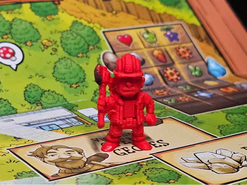Stardew Valley board game pawn - Miner