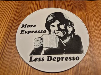 More Espresso Coaster