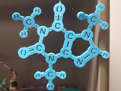 Flexi-Molecule Caffeine (C8H10N4O2)