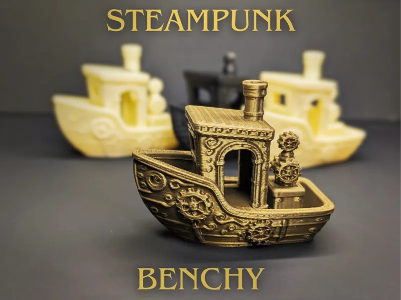 Steampunk benchy boat