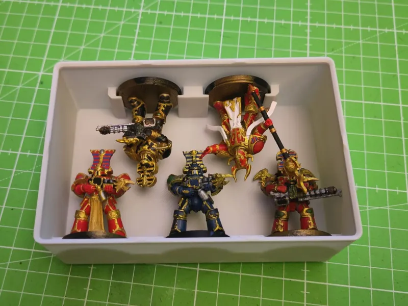 Gridfinity 5x32 mm minifigure storage