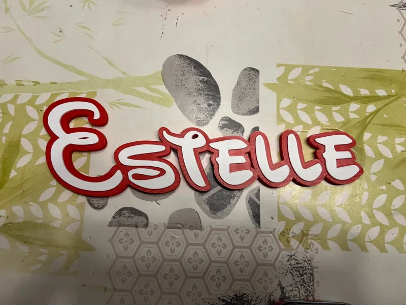 Disney Name Sign ESTELLE Kid Room Wall Decor